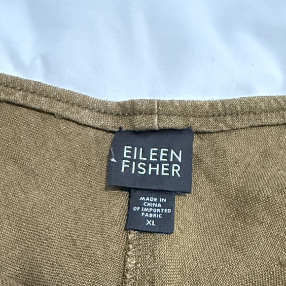 Eileen Fisher Olive Green Midi Skirt - Picture 13 of 15